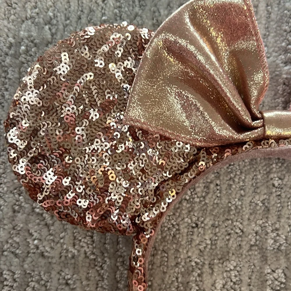 Authentic‎ rose gold rhinestone, Disney ear headband